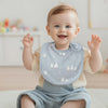 Soft Cotton Baby Bibs (5-Pack) with U-Shaped Catch-All Design