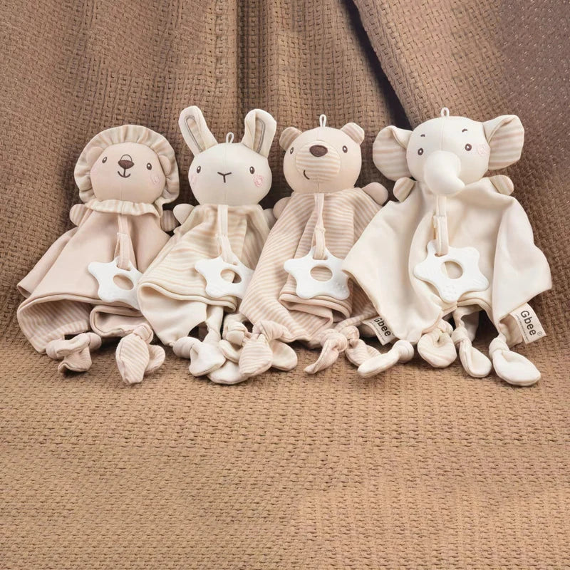 Cuddly Elephant Baby Comforter with Teether & Rattle