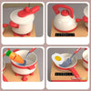 Kids Pretend Play Kitchen Set with Pots and Accessories
