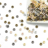 Rose Gold Plated Flat Round Spacer Beads for Jewelry Making