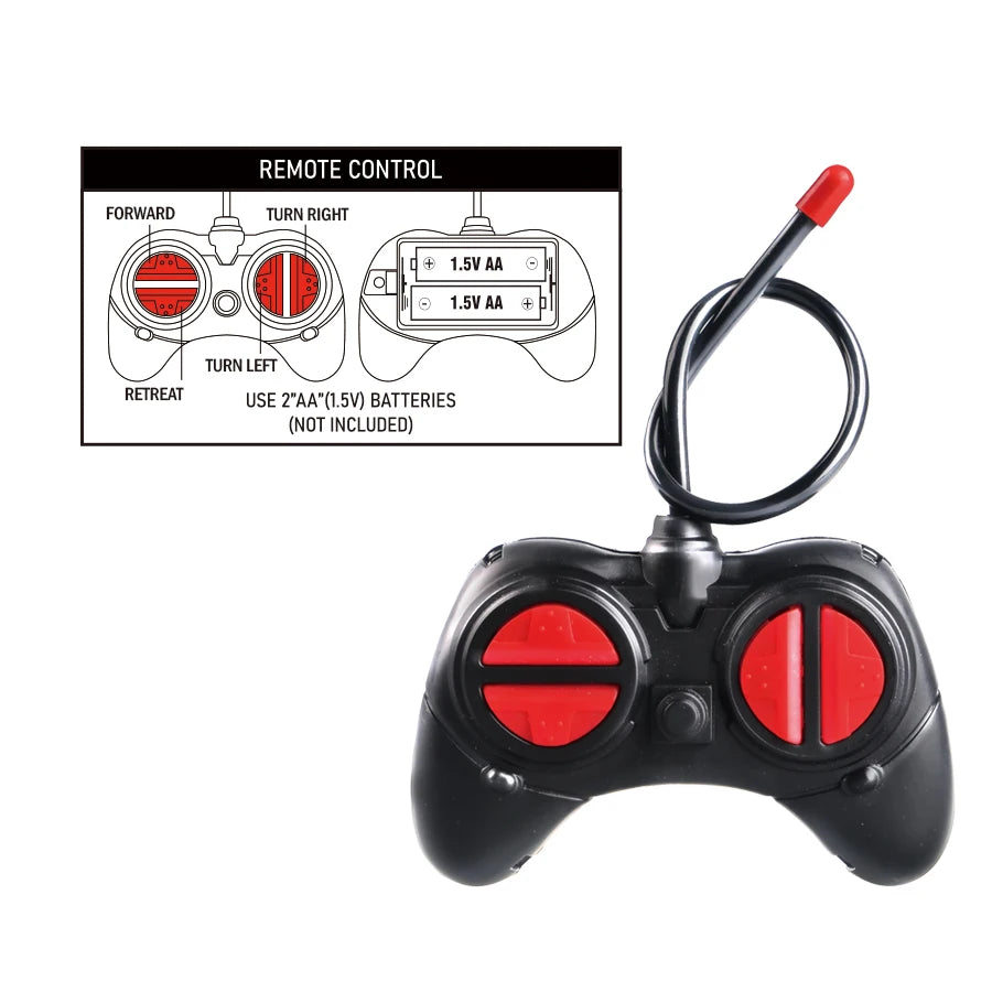 4-Way Remote Control Off-Road Car with LED Lights