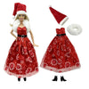Festive Christmas Outfit Set for 11.5-Inch Dolls