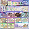 3D Landscape Sticker Collection Book for Scrapbooking & Journaling