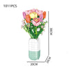3D Eternal Flower Bouquet Building Block Set
