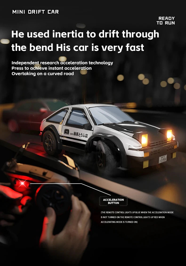Mini RC Drift Car – 2.4GHz 4WD Remote Control Racing Car for Kids