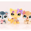Realistic Mini Animal Figurine Set - Dogs, Cats & Fox