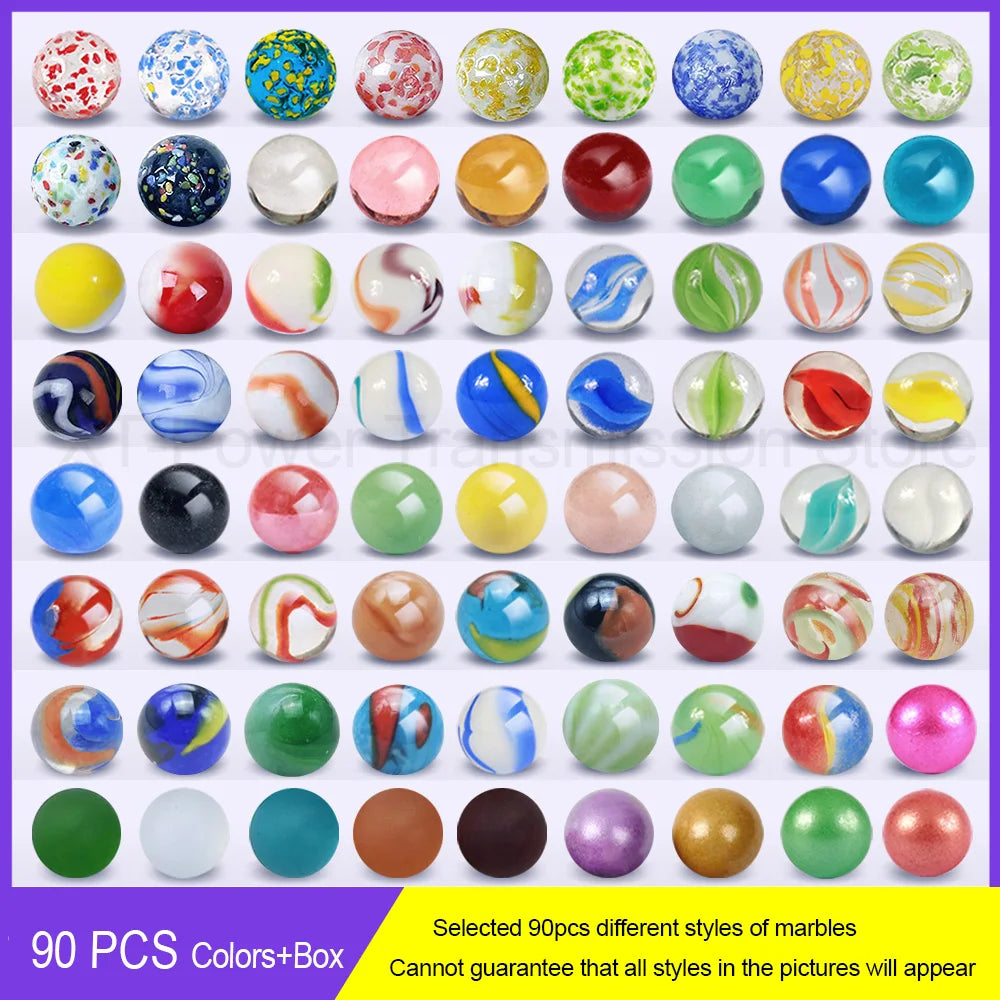 Colorful Glass Marbles for Play, Decor & Craft Projects