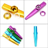 Silver Aluminum Kazoo with Vibrating Membrane
