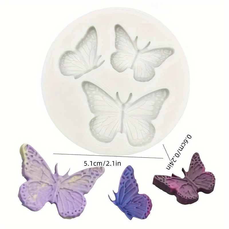 Butterfly Silicone Mold Set for Candle, Clay, and Resin Crafts