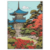 Cherry Blossom Tower Diamond Painting Kit – DIY 5D Wall Art for Adults