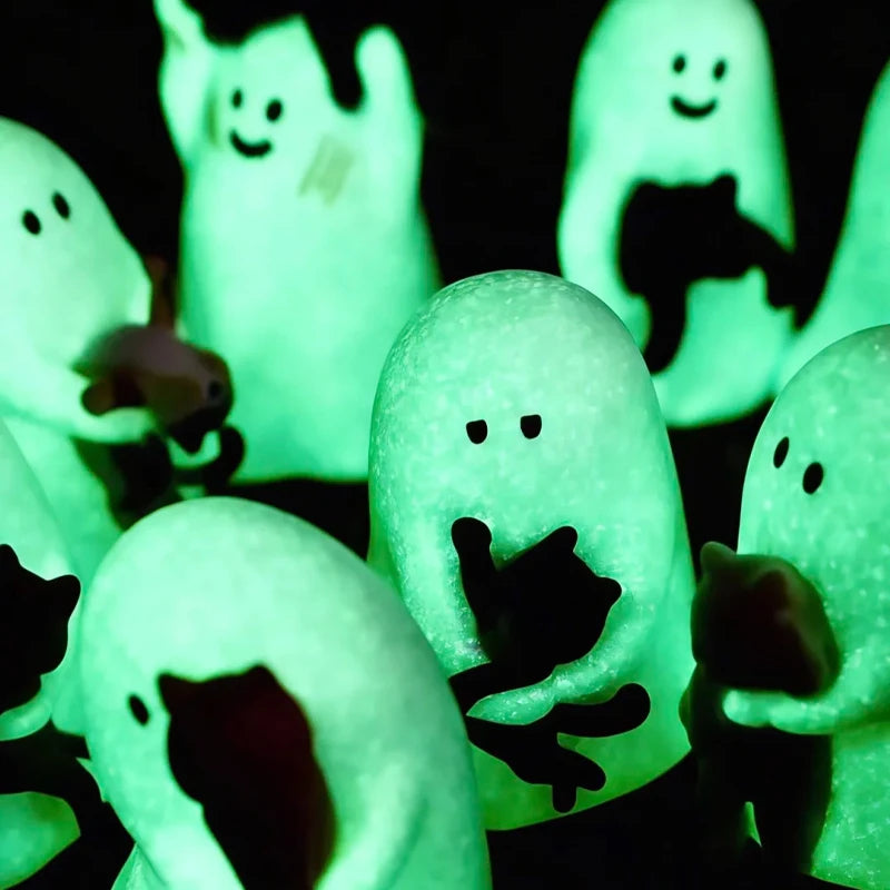 Ghost Behold My Cat Series Glow-in-the-Dark Cat Figurine Blind Box
