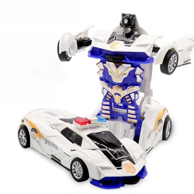 2-in-1 Transforming Robot Car Toy