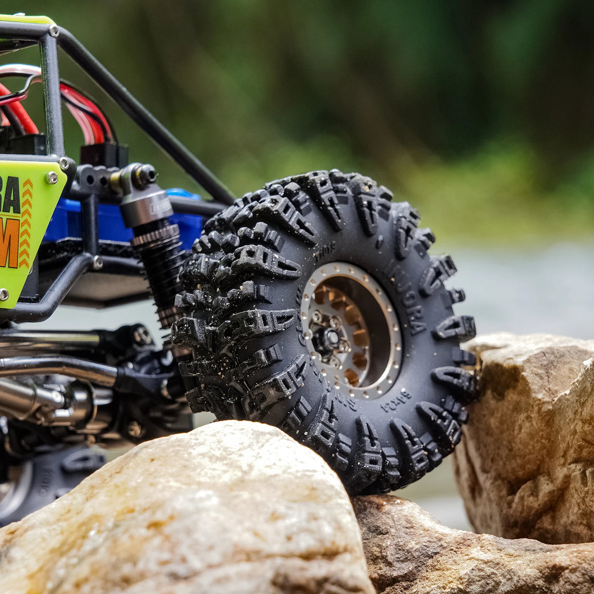 Swamp Claw 1.0" RC Crawler Tires (64mm) for 1/18 & 1/24 Scale Trucks