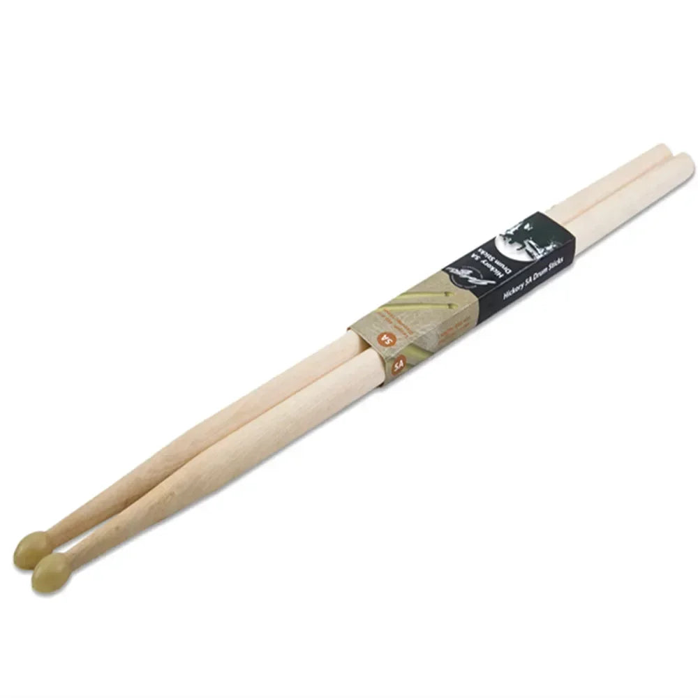 Maple wood drumsticks with nylon tips labeled 5A and 7A