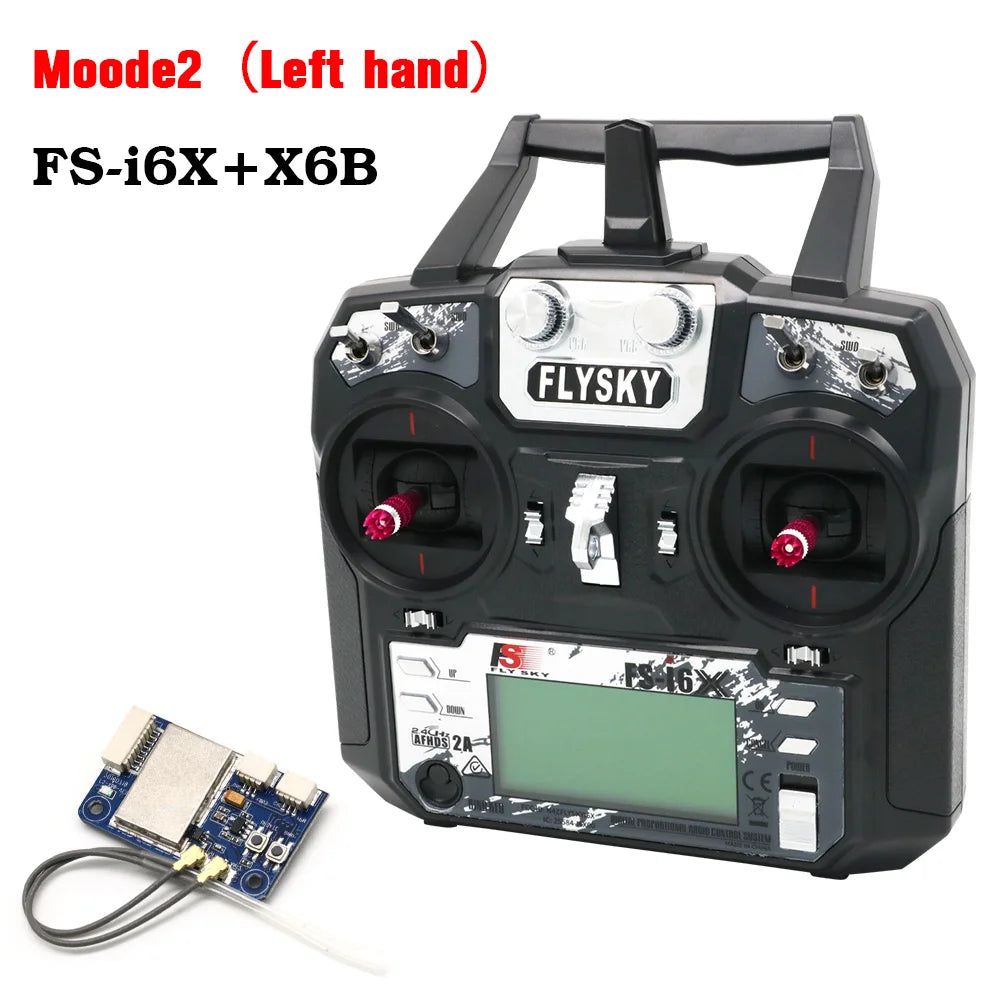 FlySky FS-i6X 10-Channel 2.4GHz RC Transmitter with Receiver