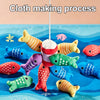 Montessori Fabric Fishing Game for Kids