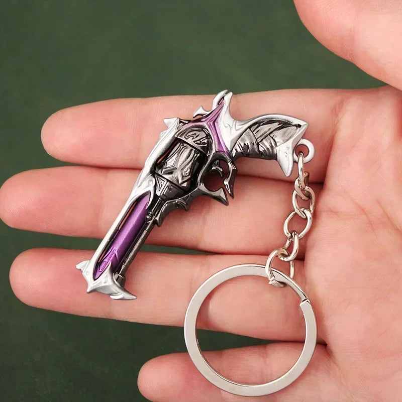 Valorant Reaver 2.0 Karambit Metal Keychain