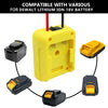Battery Adapter with Switch and Fuse for Power Tool Batteries