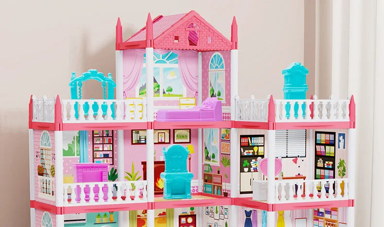 3D Princess Castle Dollhouse Building Kit