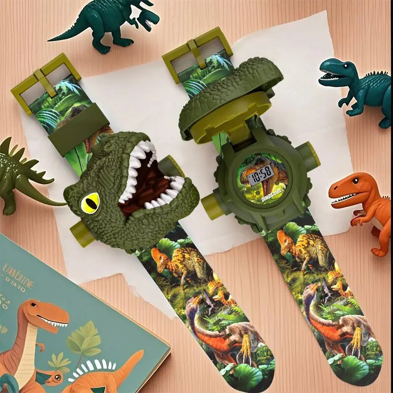 Dinosaur 3D Projector Watch for Kids with 24 Images