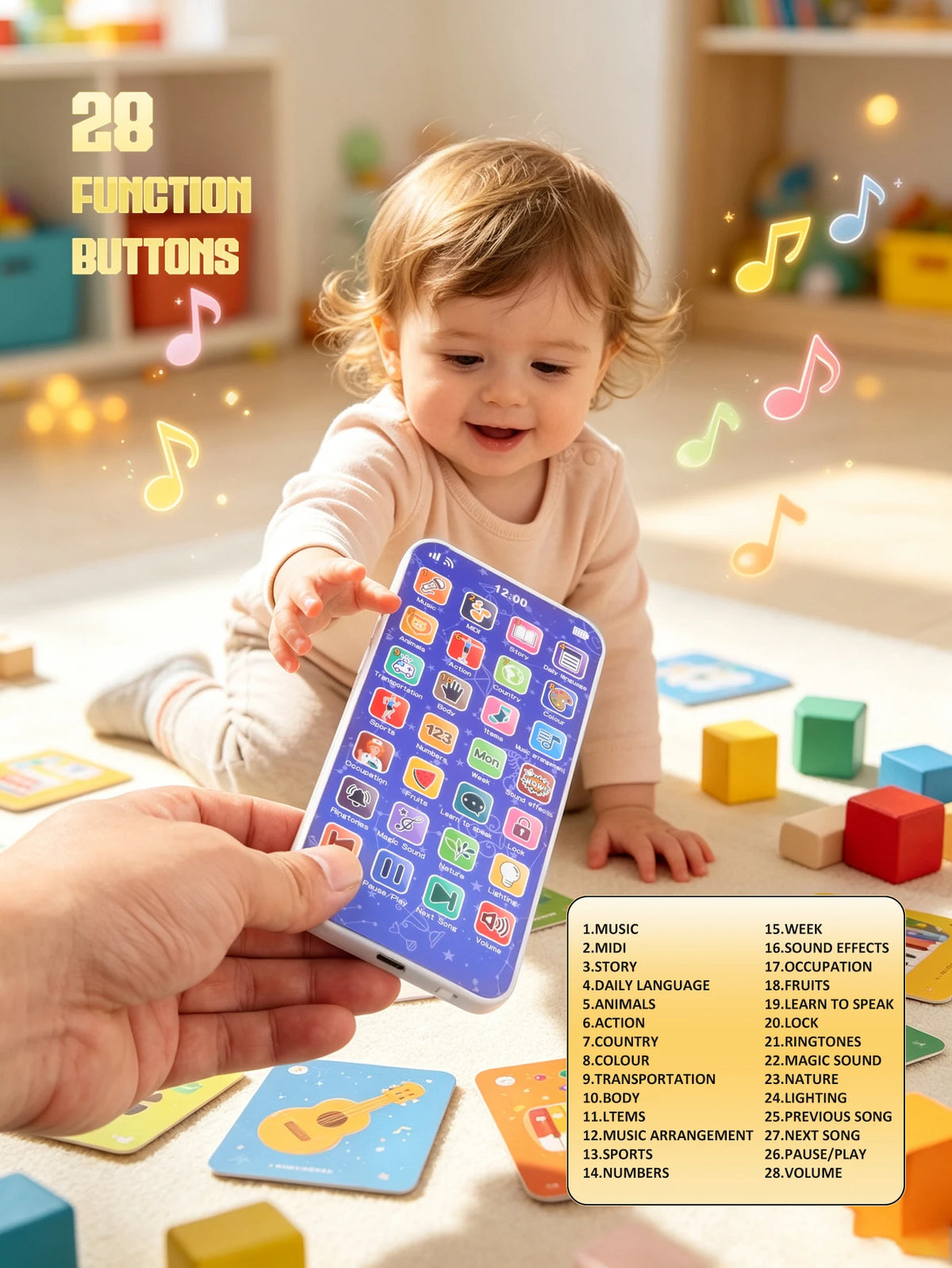 Educational Toy Smartphone for Toddlers