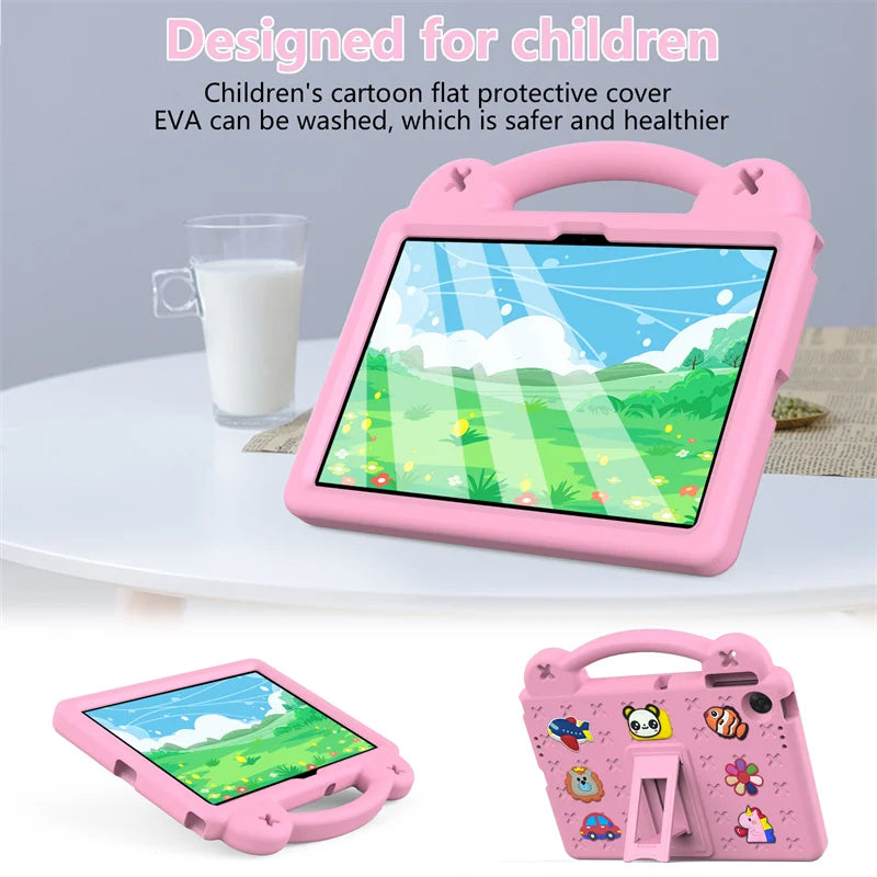 Kids Tablet Case with Foldable Kickstand for Lenovo Tab 10.1 (2025 K10 Gen 2)