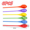 Six pieces of colorful plastic balance stepping stones for children's sensory and motor skills development.
