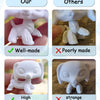 Comparison of well-made and poorly made doll laundry accessories, showing high accuracy in the good quality item.