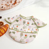 Waterproof Adjustable Baby Bib with Catch Pocket