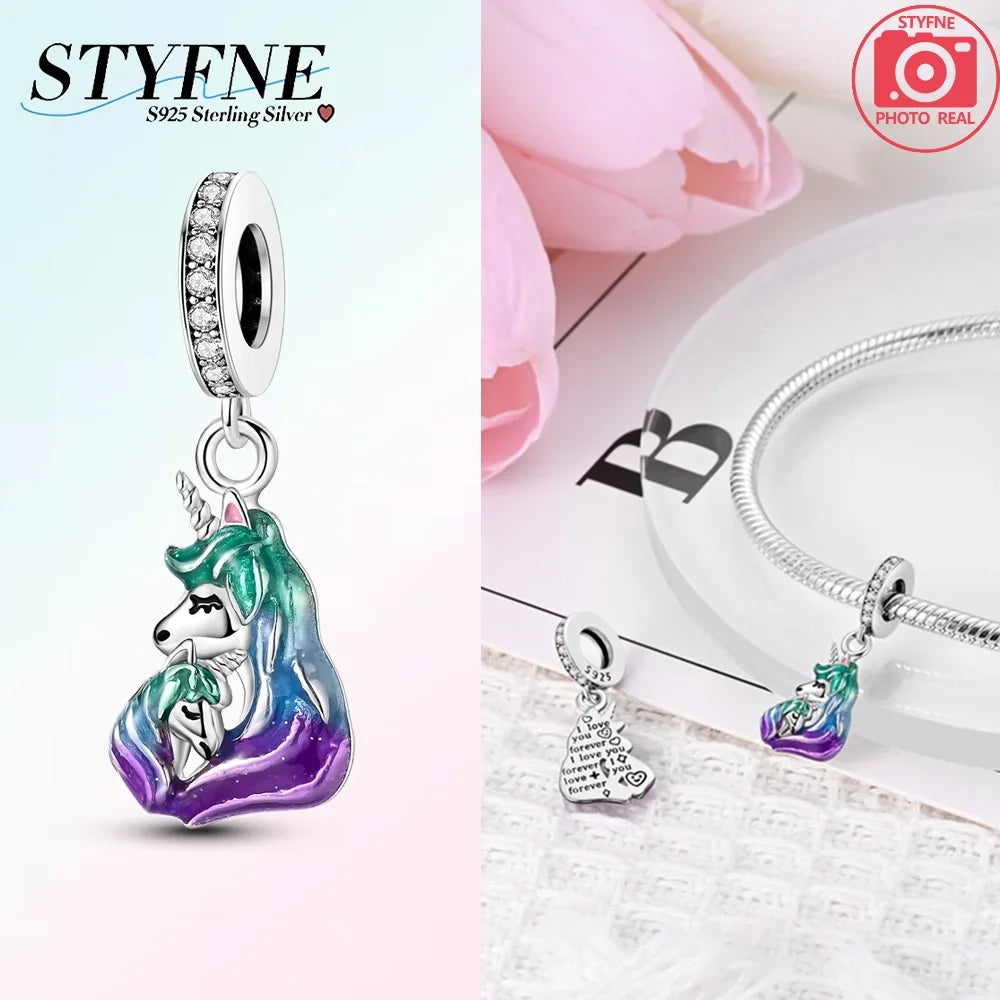 Enchanting Unicorn Pegasus Charm for Jewelry and Accessories