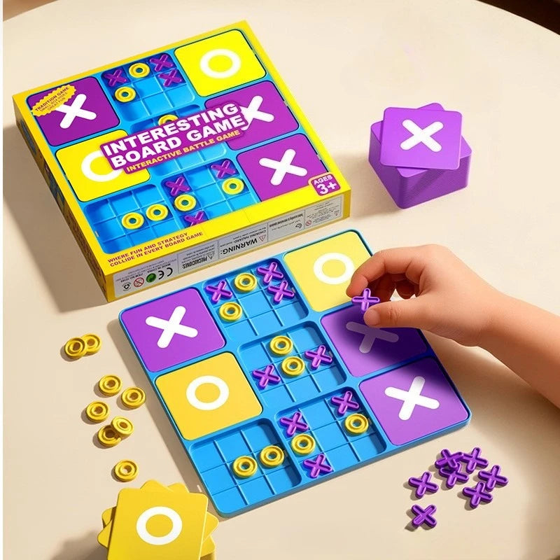 Classic Tic Tac Toe Board Game for Kids and Families