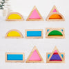 Rainbow Wooden & Acrylic Building Blocks for Creative Play
