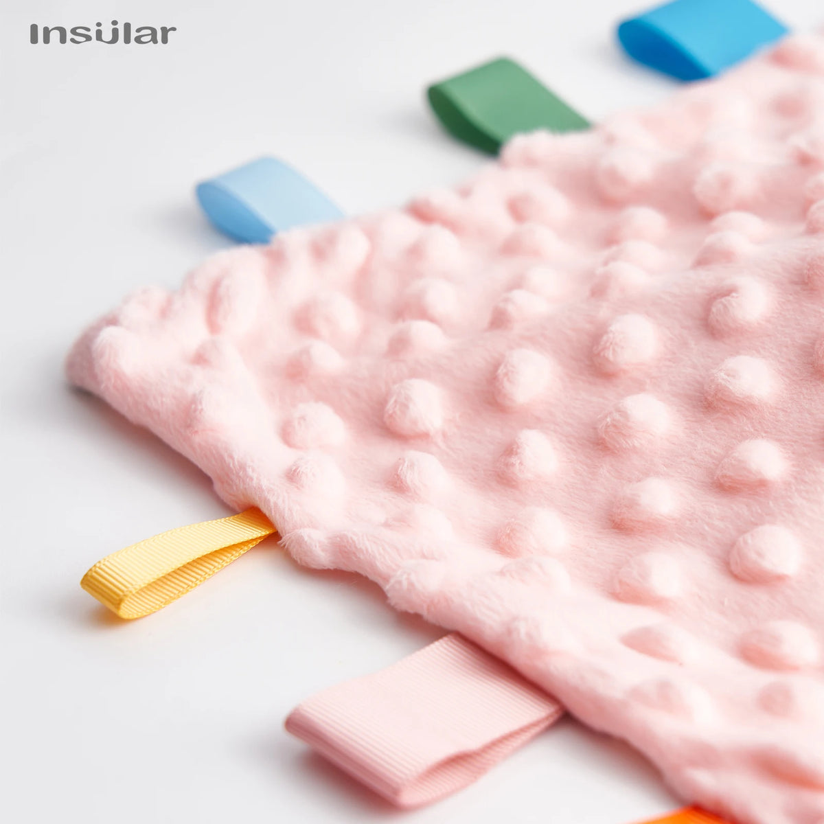 Baby Sensory Tag Comfort Blanket with Soft Cotton