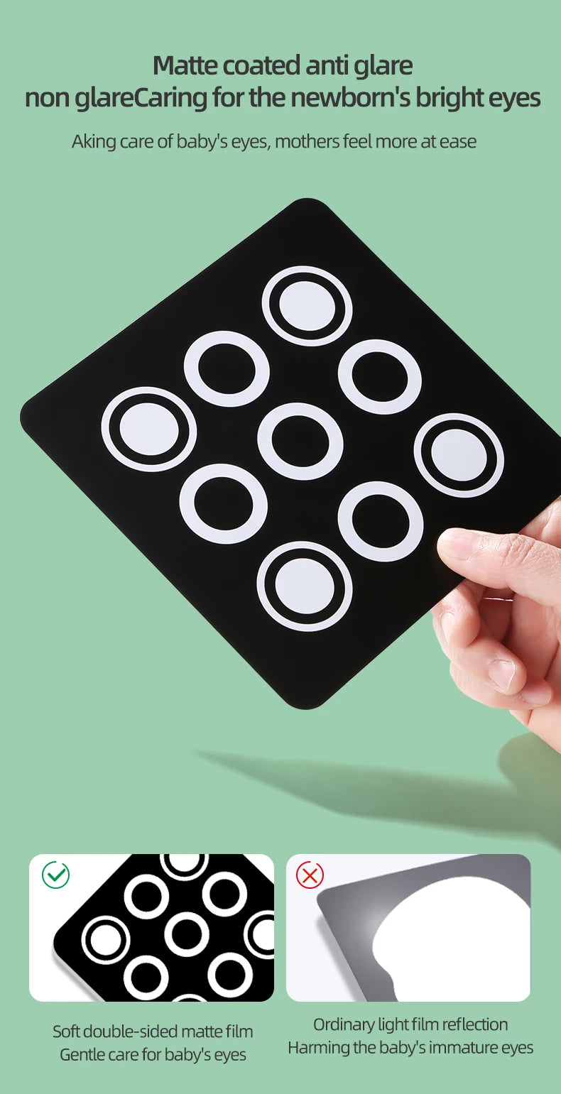 High-Contrast Baby Flash Cards for Visual Development