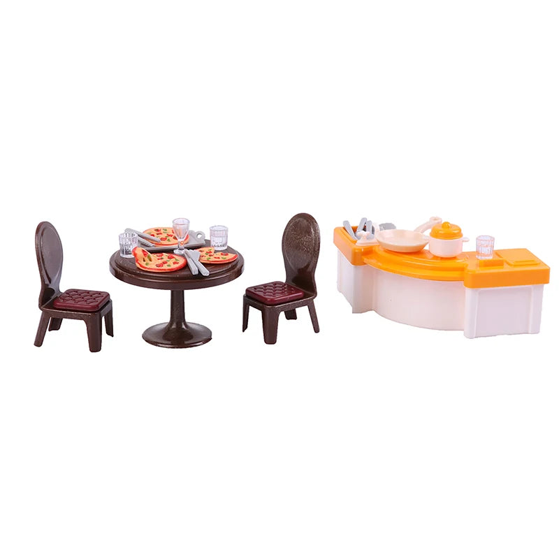 Miniature Dollhouse Furniture Set for 1:12 Scale Dolls