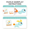 Colorful Wooden Tangram Jigsaw Puzzle Set for Kids