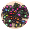 Acrylic Alphabet Beads for Jewelry Making - Mixed Letter Cubes