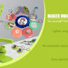 DIY Button Maker Machine Kit with Interchangeable Molds – 5 Sizes