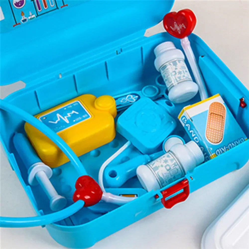 Kids Pretend Doctor Play Set with Portable Backpack Medical Kit