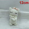 Handmade Amigurumi Plush Toy Set – Fox, Cow & Lamb Sleeping Dolls
