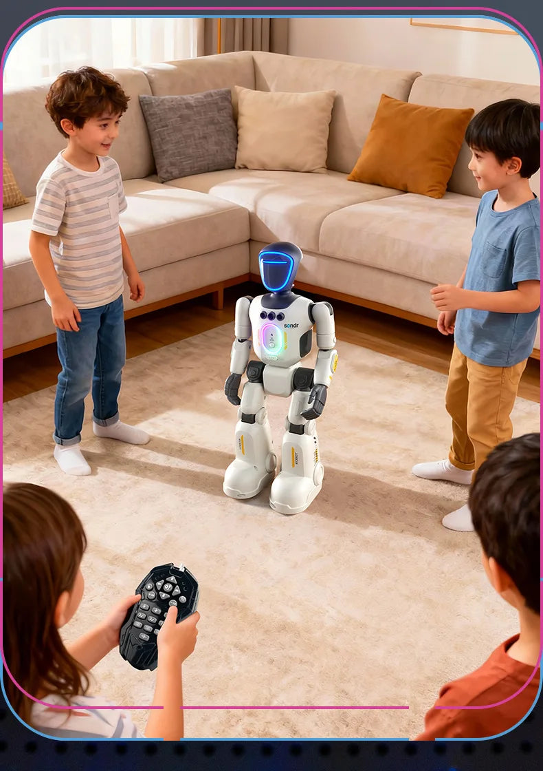 Interactive Gesture-Controlled Robot with Dance and Learning Modes