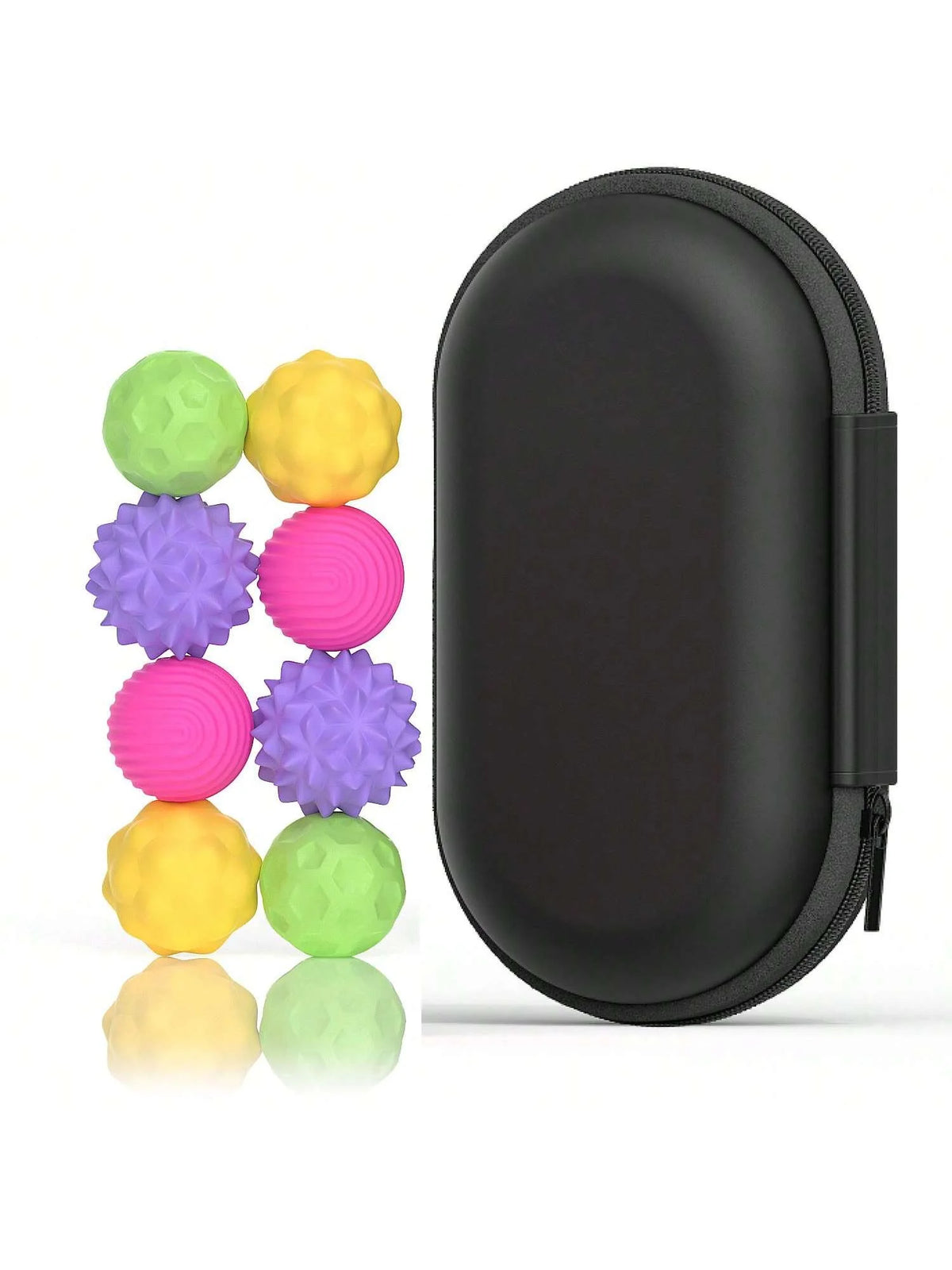 Magnetic Sensory Fidget Balls with Silicone Shell