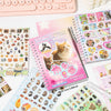 Adorable Pet-Themed Sticker Book (30 Designs)