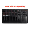 Controlador MIDI profesional AKAI MPK Mini MK3 negro con teclas y controles