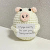 Crochet Dumpster Fire Decorative Doll