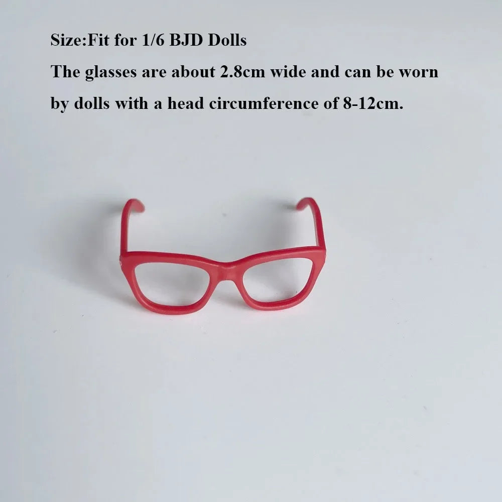 Doll Fashion Accessories Set with Glasses and High-Stretch Stockings