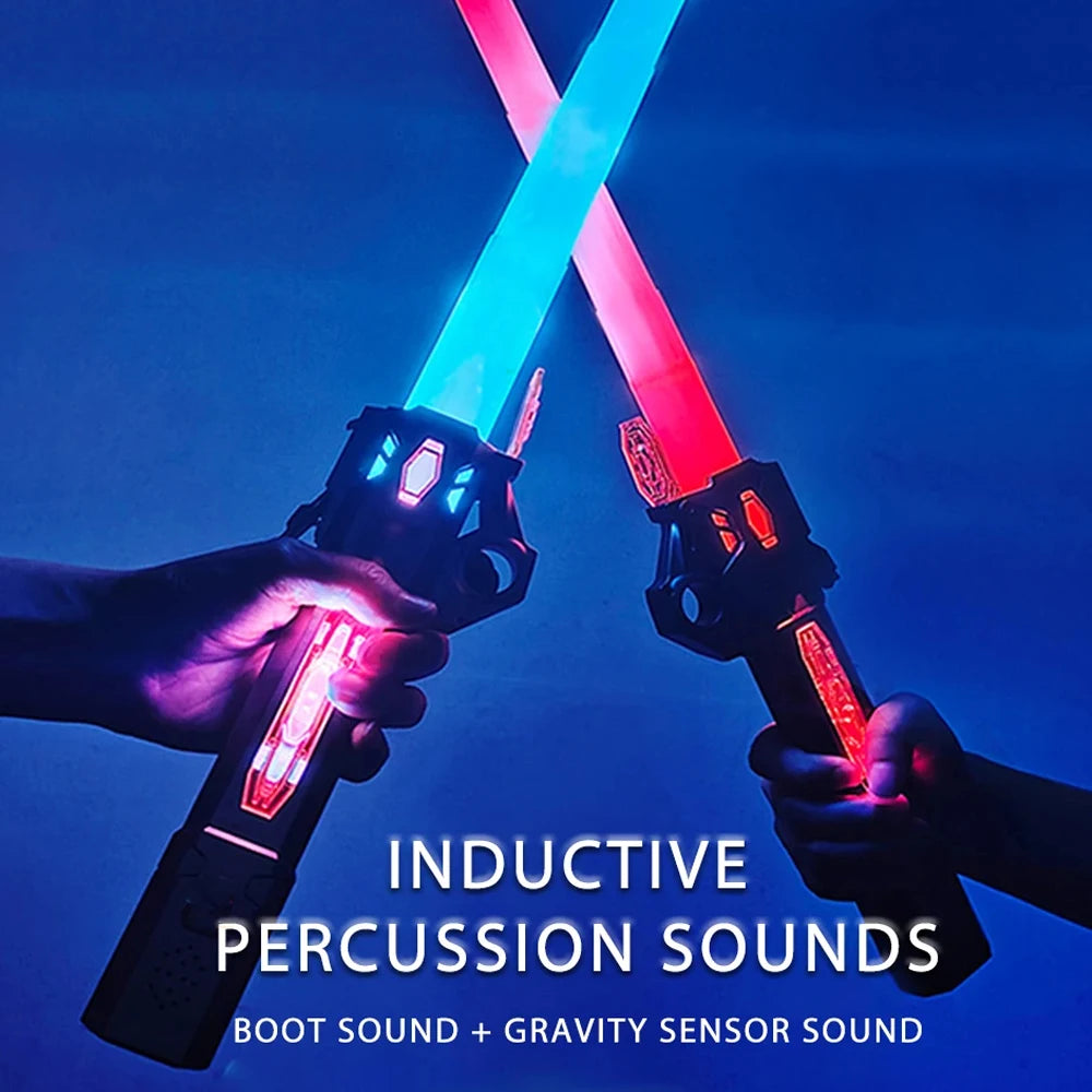 Glowing Telescopic Music Sword Toy for Kids