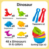 Dinosaur Counting and Sorting Toy Set for Toddlers