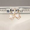 Pink & White Bowknot Phone Dust Plug