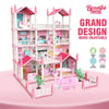 Dream Villa Dollhouse Playset with Furniture for Kids